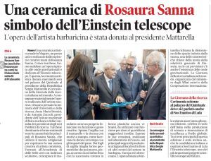 articolo nuova sardegna